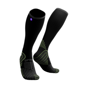 Chaussettes de Travail Hautes Spinergy Waterproof Noir/Kaki