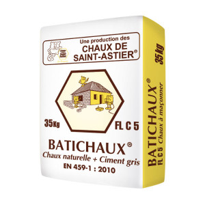 Chaux grise Saint-Astier Batichaux, Sac de 25 kg