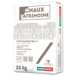 Chaux Hydraulique Chaux Patrimoine ParexLanko CHPAT25 25kg