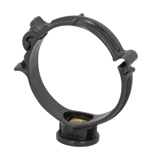 Collier PVC Nicoll Hometech® HOMC50 Anthracite pour Tuyaux ⌀50mm