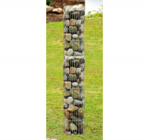 Colonne en gabions - Hauteur : 180cm 