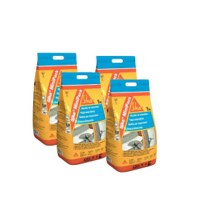 Mortier de réparation sika MiniPack Concrete Repair, lot de 4 sac x 5kg 