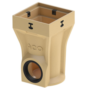 Corps d'avaloir 25x25cm pour Siphon ACO Europoint, Sortie H 400mm