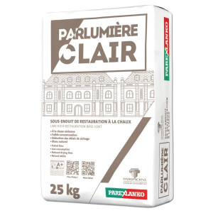 Corps d'enduit Parlumiere Clair Blanc ParexLanko PACL25 25 kg