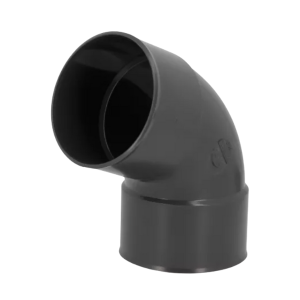 Coude PVC à Coller F-F NF 67,3° Nicoll Hometech® Anthracite, ⌀100mm