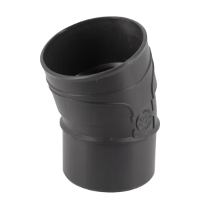 Coude PVC à Coller M-F NF 20° Nicoll Hometech® Anthracite, ⌀100mm