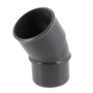 Coude PVC à Coller M-F 30° NF Nicoll Hometech® Anthracite, ⌀40mm