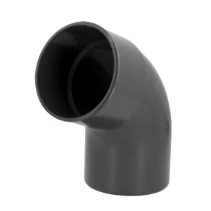 Coude PVC à Coller M-F NF 67,3° Nicoll Hometech® Anthracite, ⌀100mm