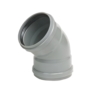 Coude PVC Assainissement à Joint 30° Femelle/Femelle DN 110