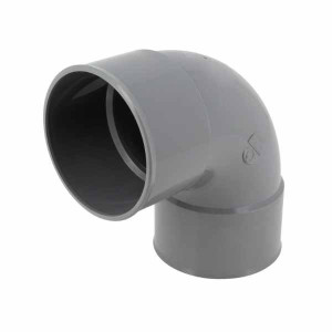 Coude PVC Mâle/Femelle 87'30° DN 40 Nicoll CH8 Lot de 10
