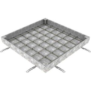 Couvercle à Carreler Galva M125 ACO Uniface 60 x 60cm, Hauteur 8 cm