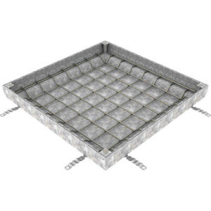 Couvercle à Carreler Galva M125 ACO Uniface 70 x 70cm, Hauteur 8 cm