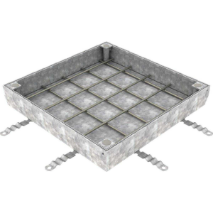 Couvercle à Carreler Galva N250 ACO Uniface 40 x 40cm, Hauteur 8 cm