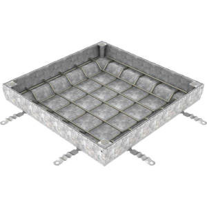 Couvercle à Carreler Galva N250 ACO Uniface 50 x 50cm, Hauteur 8 cm