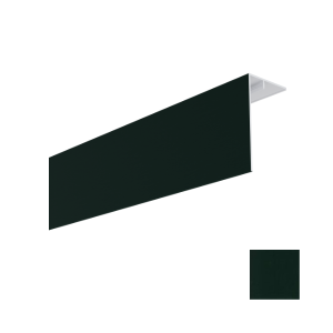 Couvercle d'angle PVC Bardage MEP Isocel Premium 90x50 Vert Basque 3m