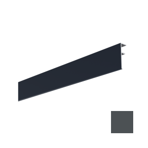 Couvercle intérieur Alu Bardage MEP Isocel 50 x 15 mm Anthracite 3m