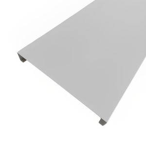 Couvertine Aluclos L 2,013 m x l 28 cm x H 3 cm Blanc RAL9016