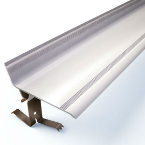 Couvre Joint Angle 90° PVC Gris à Clipser 70 mm, 3m