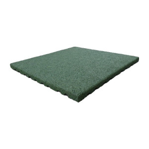 Dalle caoutchouc Hexdalle XE 50x50x4.5 cm, couleur verte, le M2