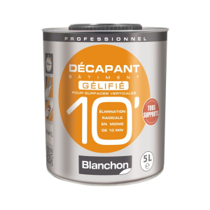 Décapant Bâtiment Blanchon 10' Gélifié Surfaces verticales, 5L