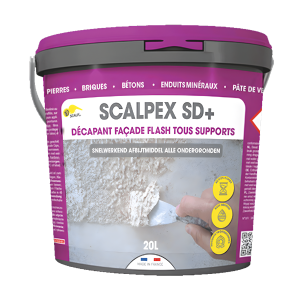 Décapant Façade prêt à l'emploi Scalpex® SD+, Seau de 20L
