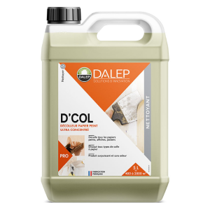 Décolleur Papier Peint Ultra Concentré Dalep D'Col Bidon de 5L 