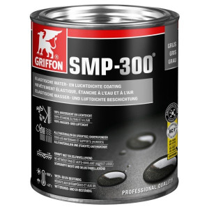 Enduit Élastique Étanche à l'Eau Griffon SMP-300 Gris Pot 1kg