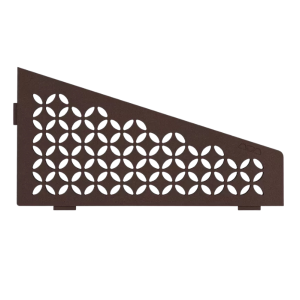 Etagère d'Angle de Douche Schlüter-Shelf-E-S3 Floral 154x295mm Bronze
