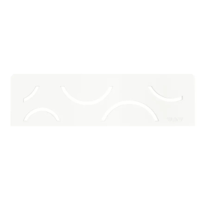 Etagère de Douche Alu Schlüter-Shelf-N-S1 Curve 300x87 Blanc mat