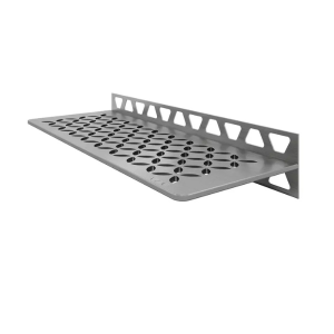 Etagère de Douche Schlüter-Shelf-W-S1 Floral 300x115mm Inox