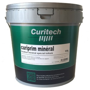Fixateur de peinture toiture Curiprim minéral Curitech, 15 litres