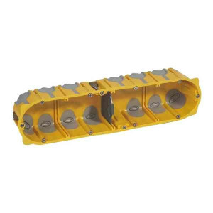 Boîte Multipostes Ecobatibox Legrand 4 Postes Profondeur 50mm 080034