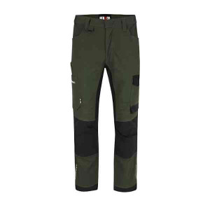 Pantalon de Travail Herock Xeni Kaki Foncé/Noir