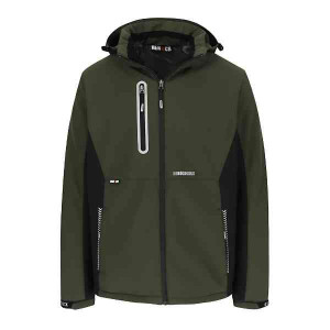 Veste Softshell Herock Taris Kaki Fonce/Noir
