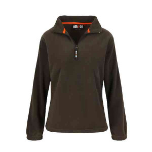 Polaire Col Zippé Femme Herock Aurora Brun