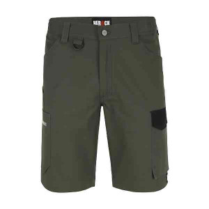 Bermuda de Travail Herock Bargo Kaki Foncé/Noir