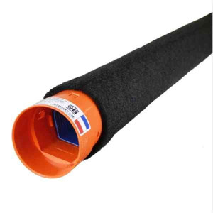 Drain de Fondation sans Gravier Ø90mm Batifibre® Fond Plat SN4 L2,5m