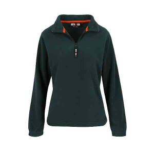 Polaire Col Zippé Femme Herock Aurora Vert