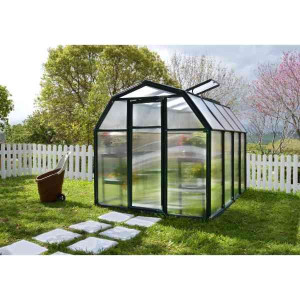 Serre de Jardin Polycarbonate PVC Canopia Eco Grow 4,3 m² Vert Grange
