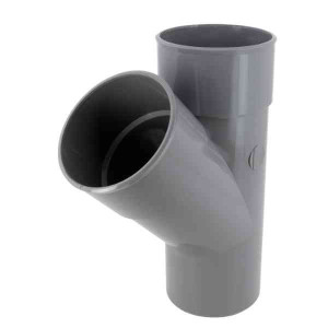 Embranchement PVC Mâle/Femelle 45° Y DN 40/40 Nicoll BH14 Lot de 10
