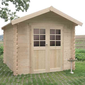 Abri de jardin bois autoclave SOLID modèle NIMES 238x238cm