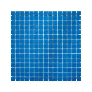 Mosaïque Bleue Décoration Nylon PDV64, Plaque 32,7 x 32,7 x 0,38 cm