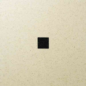 Dalle Marlux Fiorentina 40 x 40 x 3,6 cm couleur Beige uni avec 1 cabochon, le M2