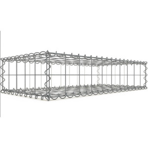 Gabion Rectangulaire 100x20x50 cm 4 faces fil 4 mm maille 10x10 cm