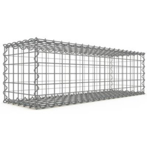 Gabion Rectangulaire 100x30x30 cm 4 faces fil 4 mm maille 5x5 cm