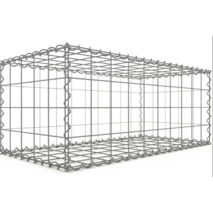 Gabion 100x40x50 cm fil 4 mm maille 10x10 cm 5 faces sans 1 côté