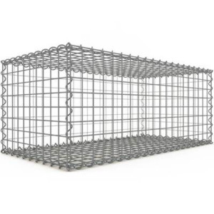 Gabion Rectangulaire 100x40x50 cm 4 faces fil 4 mm maille 5x5 cm