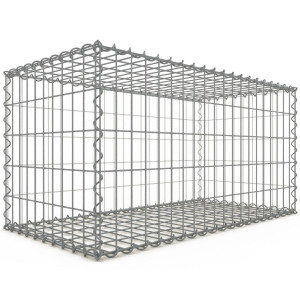 Gabion Rectangulaire 100x50x50 cm 4 faces fil 4 mm maille 5x10 cm