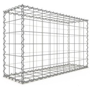 Gabion Rectangulaire 100x60x30 cm 4 faces fil 4 mm maille 10x10 cm