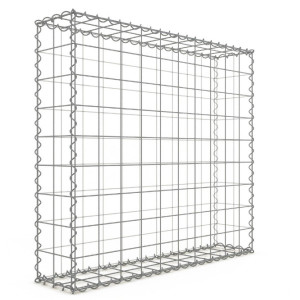 Gabion Rectangulaire 100x90x20 cm 4 faces fil 4 mm maille 10x10 cm